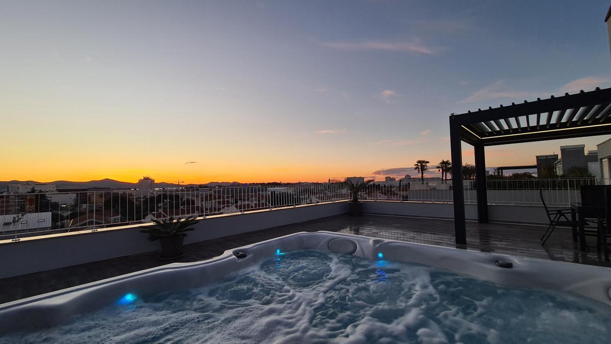 Zadar Sunset Penthouse With Spectacular View And Jacuzzi Apartment Exterior photo